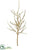 Plastic Twig Tree Branch - Gold - Pack of 12