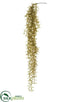 Silk Plants Direct Glittered Plastic Twig Hanging Vine - Gold - Pack of 6
