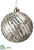 Silk Plants Direct Ball Ornament - Gold - Pack of 4