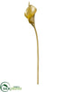 Silk Plants Direct Metallic Calla Lily Spray - Gold - Pack of 12