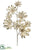 Aralia Leaf Spray - Gold - Pack of 12