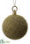 Beaded Ball Ornament - Gold - Pack of 8