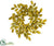 Salal Leaf Wreath - Gold - Pack of 4