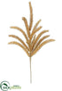 Silk Plants Direct Glittered Pine Spray - Gold - Pack of 36