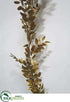 Silk Plants Direct Honey Locust Leaf Garland - Gold - Pack of 6