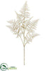 Silk Plants Direct Metallic Asparagus Fern Spray - Gold - Pack of 12