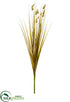 Silk Plants Direct Kittentail Grass Spray - Mustard Gold - Pack of 12