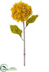Silk Plants Direct Hydrangea Spray - Yellow Gold - Pack of 12