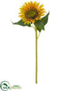 Silk Plants Direct Sunflower Spray - Yellow Gold - Pack of 12