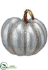 Silk Plants Direct Pumpkin - Silver Gold - Pack of 2