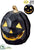 Battery Operated Jack-O-Lantern With Light - Black Gold - Pack of 4