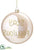 Stay Fabulous Glass Disk Ornament - Pink Gold - Pack of 6