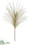 Glittered Long Needle Pine Spray - Champagne Gold - Pack of 12