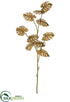 Silk Plants Direct Philodendron Spray - Brown Gold - Pack of 6