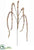 Silk Plants Direct Amaranthus Hanging Spray - Lavender Gold - Pack of 12