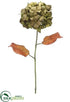 Silk Plants Direct Hydrangea Spray - Green Moss - Pack of 12