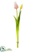 Silk Plants Direct Tulip Bud Bundle - Pink Soft - Pack of 12