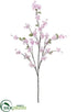 Silk Plants Direct Cherry Blossom Spray - Pink Soft - Pack of 6