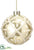 Pearl Glass Ball Ornament - Gold Pearl - Pack of 6