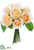 Rose Bouquet - Apricot - Pack of 12