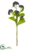 Silk Plants Direct Plastic Berry Spray - Eggplant - Pack of 12