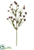 Silk Plants Direct Wild Daisy Spray - Eggplant - Pack of 12