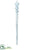 Beaded Icicle Ornament - Aqua - Pack of 12