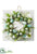 Egg Wreath on Meshed Wood Frame - Blue Aqua - Pack of 2