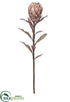 Silk Plants Direct Protea Spray - Brown - Pack of 12