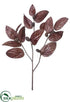 Silk Plants Direct Plupinion Leaf Spray - Brown - Pack of 6