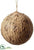Plastic Ball Ornament - Brown - Pack of 12