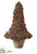 Pine Cone Topiary - Brown - Pack of 2