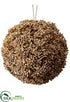 Silk Plants Direct Sedum Ball Ornament - Brown - Pack of 12
