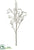 Glittered Berry Tree Branch - Brown - Pack of 12