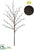 Twig Branch With LED Light - Brown - Pack of 4