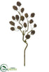 Silk Plants Direct Pine Cone Spray - Brown - Pack of 12
