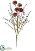 Silk Plants Direct Allium Spray - Brown - Pack of 12