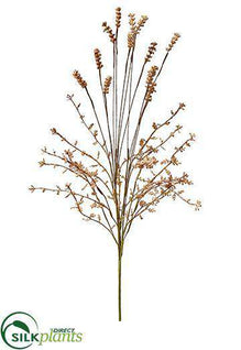 Plastic Millet Seed Spray - Beige Brown - Pack of 12