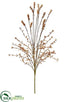 Silk Plants Direct Plastic Millet Seed Spray - Beige Brown - Pack of 12