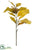 Magnolia Leaf Spray - Beige Brown - Pack of 12
