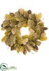 Silk Plants Direct Wreath - Beige Brown - Pack of 2