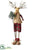 Reindeer Boy - Red Brown - Pack of 4