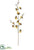 Silk Plants Direct Orchid Spray - Yellow Brown - Pack of 8