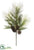 Eucalyptus, Pine Cone, Pine Spray - Green Brown - Pack of 4