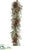 Pine Cone, Pine Garland - Green Brown - Pack of 2
