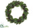 Pine Cone, Magnolia Leaf , Pine Wreath - Green Brown - Pack of 2