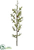 Silk Plants Direct Slim Pine Tree With Cone - Green Brown - Pack of 4