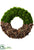 Pine Cone, Moss Wreath - Green Brown - Pack of 2