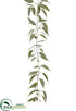 Silk Plants Direct Eucalyptus Garland - Green Brown - Pack of 6