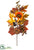 Sunflower, Pumpkin, Berry Spray - Orange Brown - Pack of 12